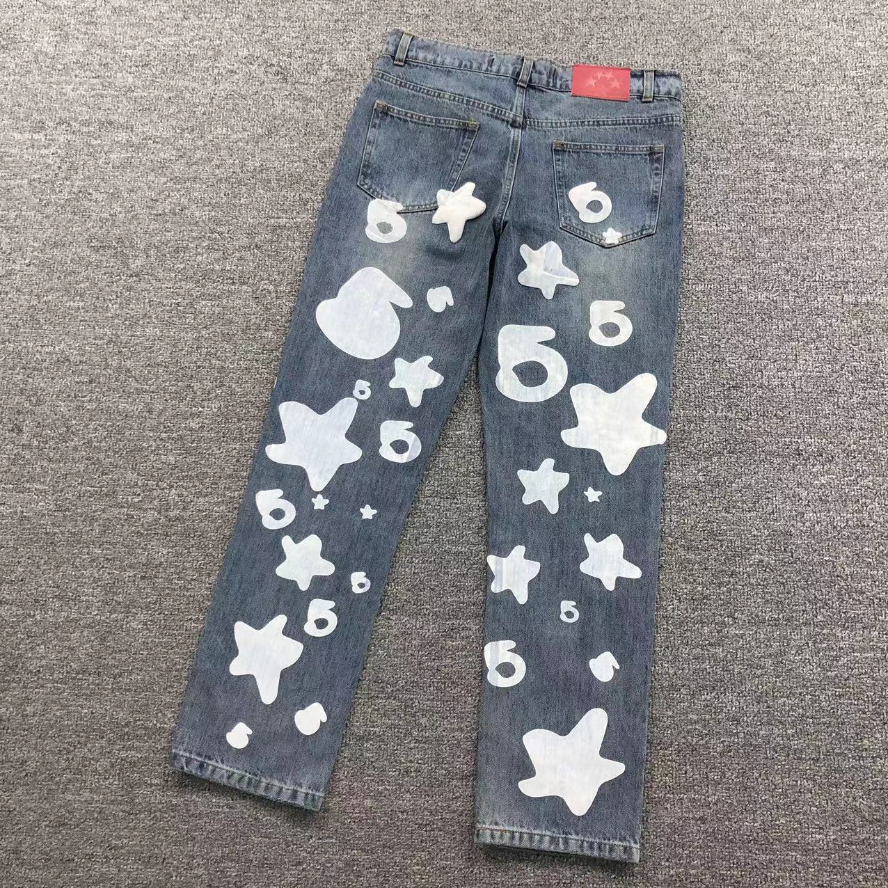 Sp5der White Star Trousers